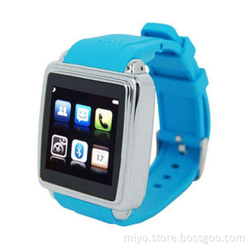 Touchscreen GSM Smartphone Watch, Flat Screen Design, Supports Multiple Languages